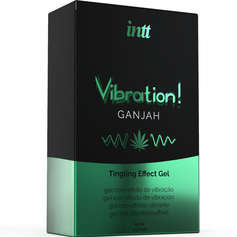 INTT - POTENTE ESTIMULANTE ÍNTIMO LÍQUIDO GEL VIBRADOR DE CANNABIS 15ML