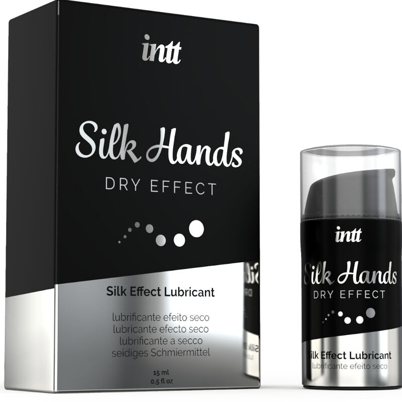 LUBRICANTES INTT - LUBRICANTE PARA MANOS SILK FÓRMULA CONCENTRADA DE SILICONA 15 ML