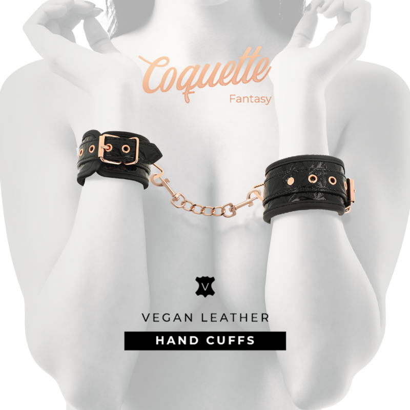 COQUETTE CHIC DESIRE - PUÑOS EDICIÓN NEGRA CON FORRO DE NEOPRENO