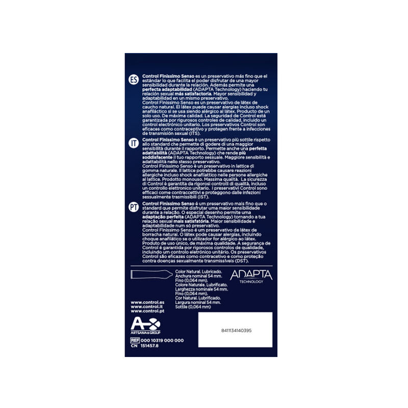 CONTROL - ADAPTA CONDONES 24 UNIDADES
