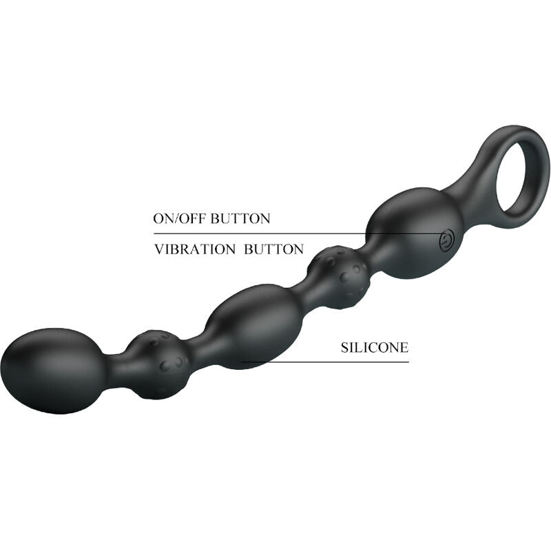 PRETTY LOVE - BOLAS ANALES VAN 10 VIBRACIONES SILICONA RECARGABLES