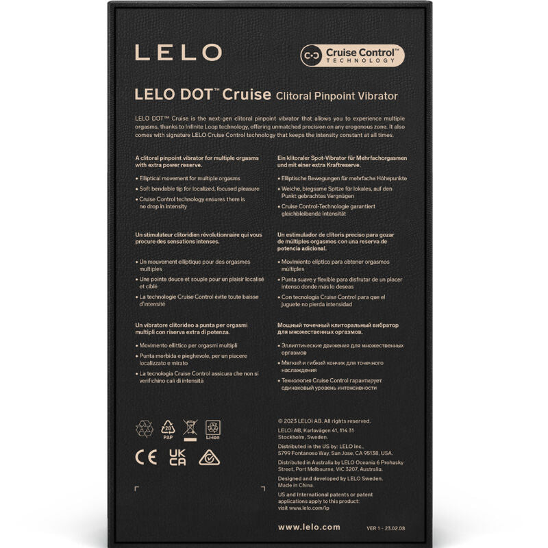 LELO - DOT CRUISE ESTIMULADOR DE CLÍTORIS OCRE NARANJA