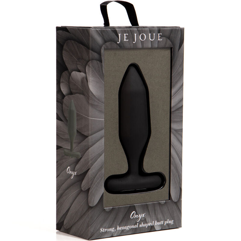JE JOUE - VIBRADOR ANAL PLUG DE ÓNIX NEGRO