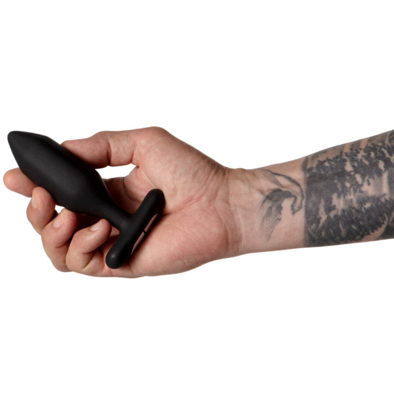 JE JOUE - VIBRADOR ANAL PLUG DE ÓNIX NEGRO