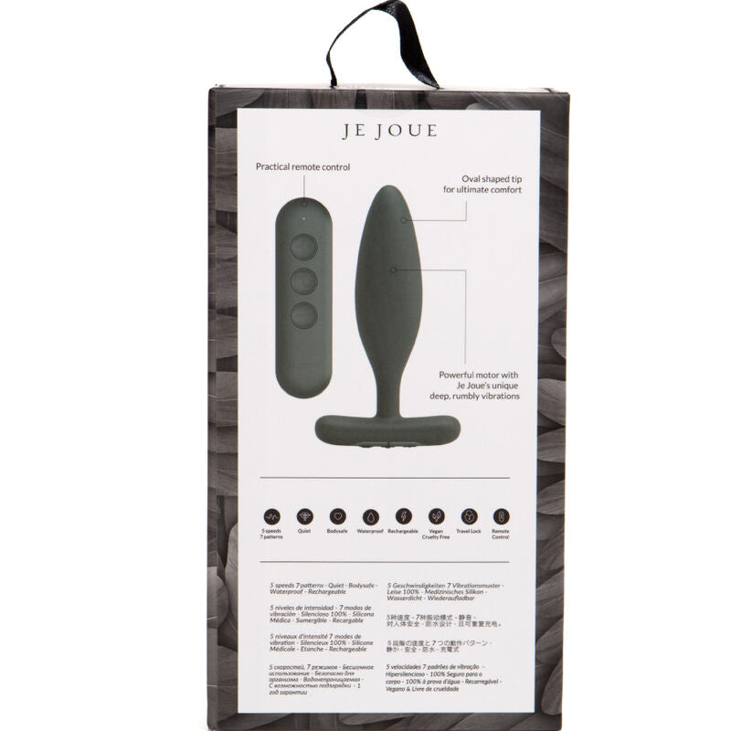 JE JOUE - VIBRADOR ANAL PLUG VESTA NEGRO