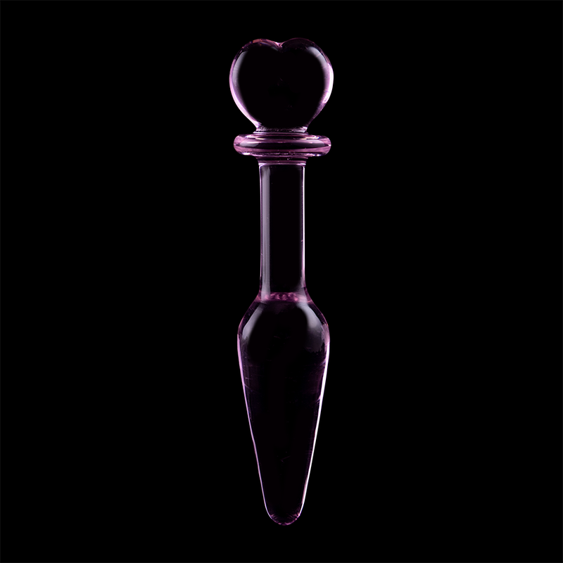 SERIE NEBULA DE IBIZA - MODELO 7 PLUG ANAL CRISTAL BOROSILICATO TRANSPARENTE 13,5 CM -O- 3 CM
