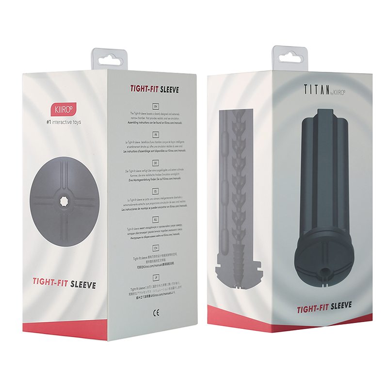 KIIROO - MASTURBADOR ANAL TITAN FUNDA DE AJUSTE MÁXIMO