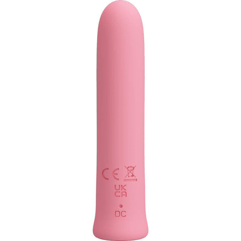 VIBRADOR CURTIS MINI SUPER POWER 12 VIBRACIONES DE SILICONA ROSA