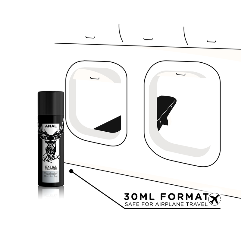 BLACK HOLE - GEL DILATADOR ANAL A BASE DE SILICONA 30 ML