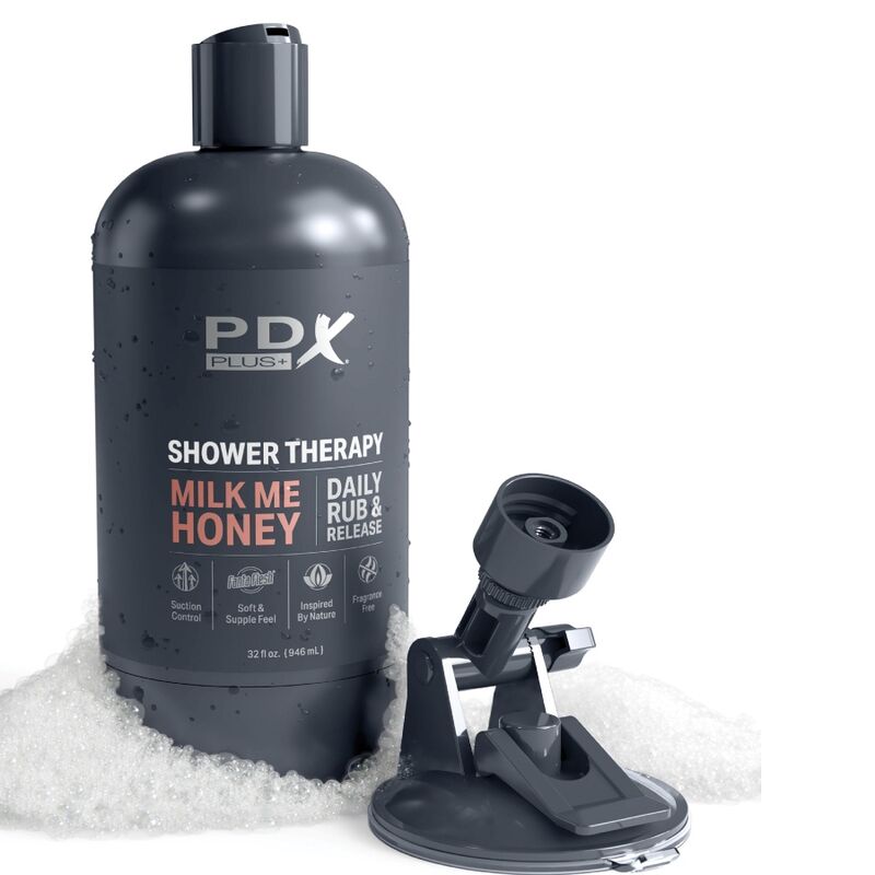 PDX PLUS - MASTURBADOR DISCREO DISEÑO DE BOTELLA MASTURBADORA MILK ME CHAMPÚ DE CARAMELOS CON MIEL