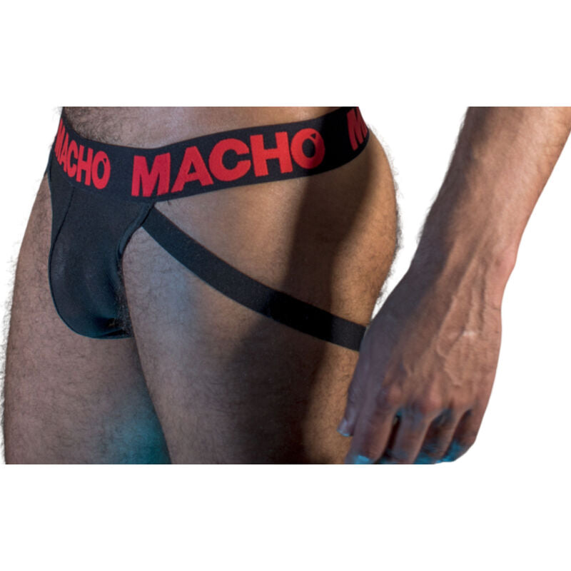 HOMBRE - MX26X2 JOCK NEGRO/ROJO S