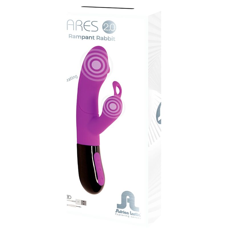 ADRIEN LASTIC - CONEJO VIBRADOR ARES 2.0 VIOLETA
