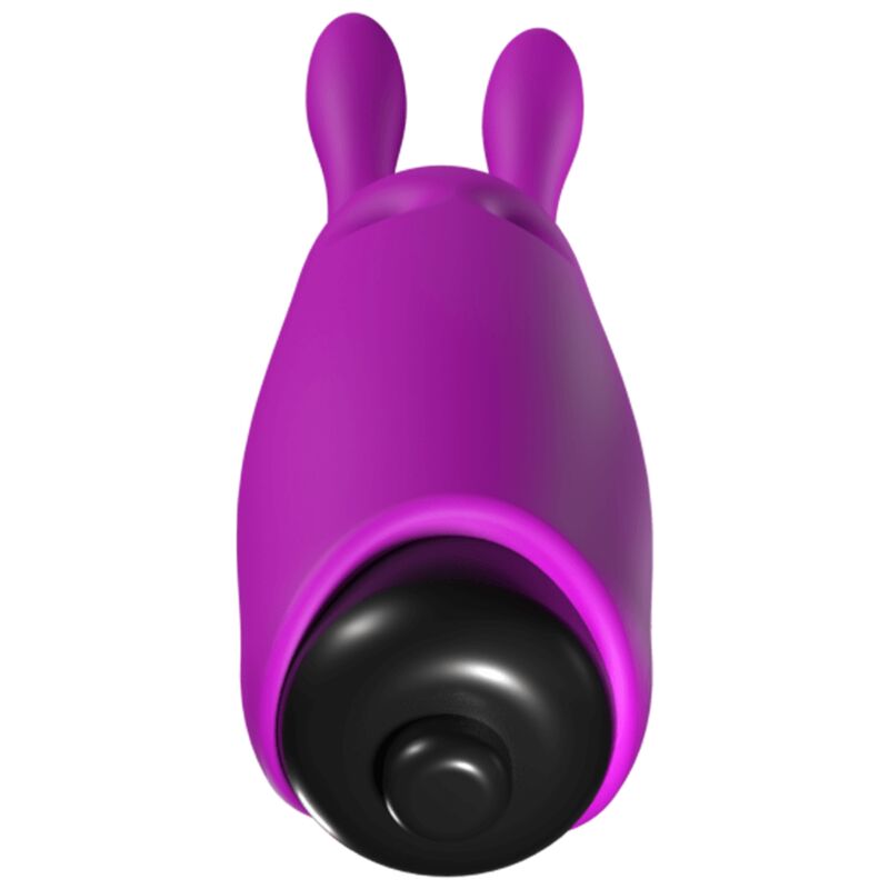 VIBRADOR DE CONEJO VIOLETA DE BOLSILLO DE LÁSTICO