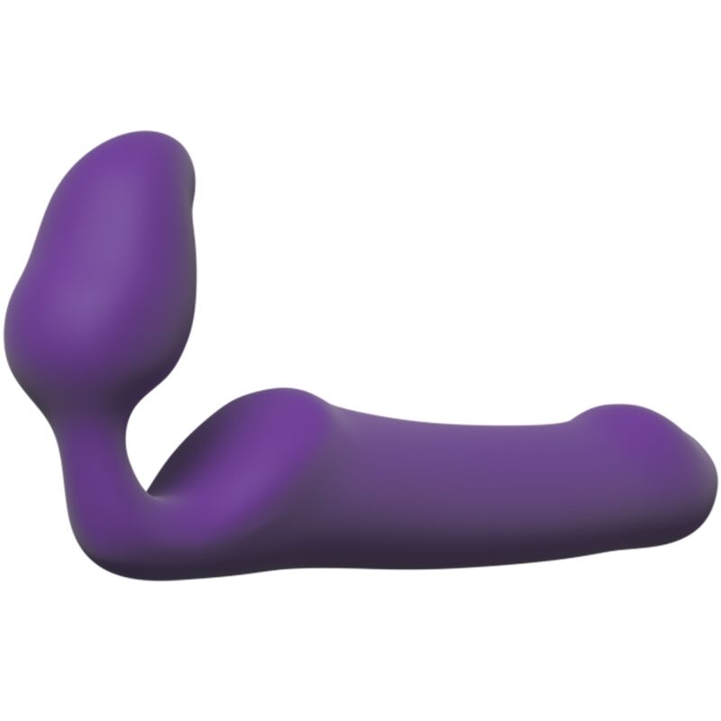 ADRIEN LASTIC - QUEENS FLEXIBLE STRAP-ON VIOLET SIZE L
