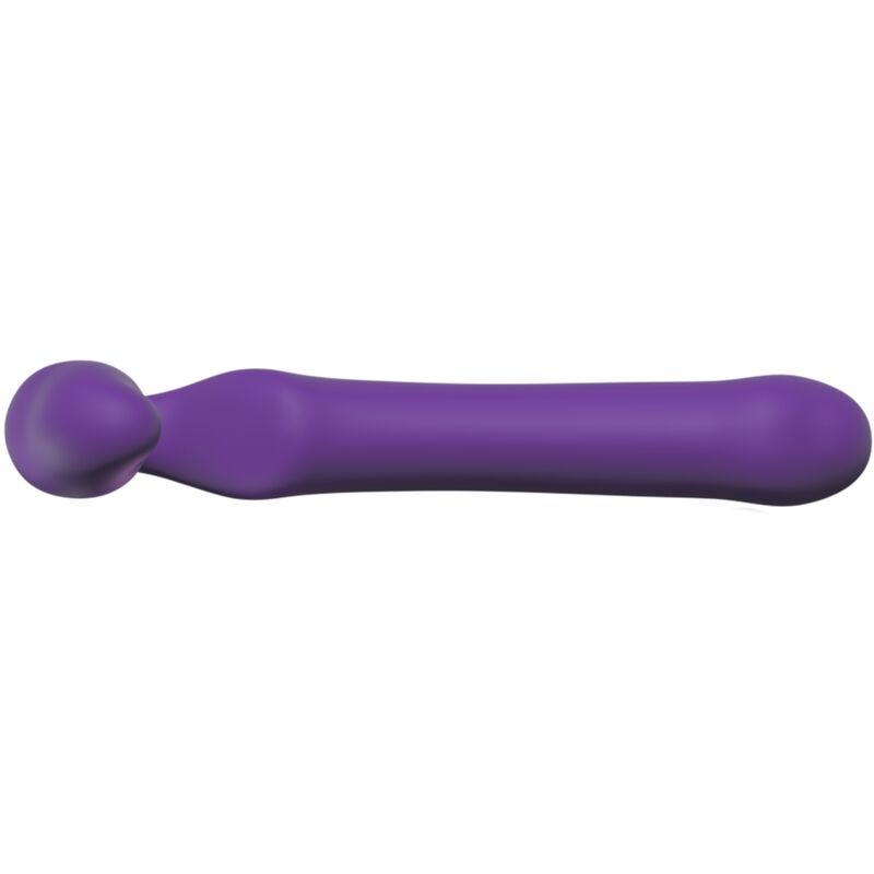 ADRIEN LASTIC - QUEENS FLEXIBLE STRAP-ON VIOLET SIZE L