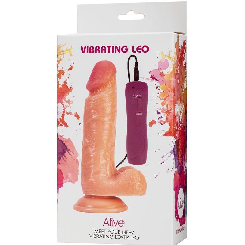 ALIVE - VIBRADOR PENE LEO REALISTA 17 CM
