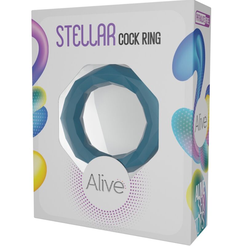 ALIVE - ANILLO PARA PENE ESTRELLA VERDE