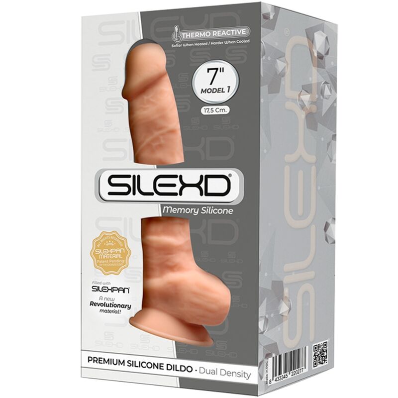 SILEXD - MODELO 1 PENE DE SILICONA SILEXPAN REALISTA PREMIUM 17,5 CM