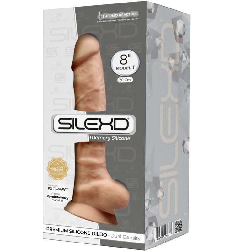 SILEXD - MODELO 1 PENE DE SILICONA SILEXPAN REALISTA PREMIUM 20 CM