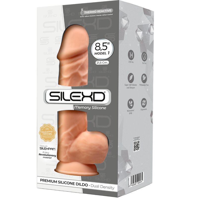 SILEXD - MODELO 1 PENE DE SILICONA SILEXPAN REALISTA PREMIUM 21,5 CM