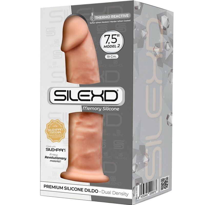 SILEXD - MODELO 2 PENE DE SILICONA SILEXPAN REALISTA PREMIUM 19 CM