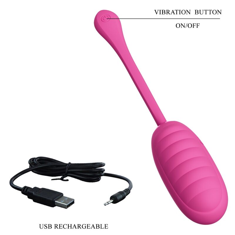 PRETTY LOVE - HUEVO VIBRADOR RECARGABLE CATALINA PINK