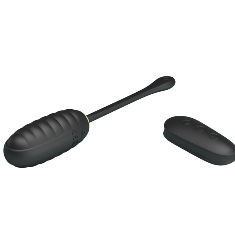 PRETTY LOVE - DOREEN HUEVO VIBRADOR RECARGABLE DE LUJO NEGRO CONTROL REMOTO