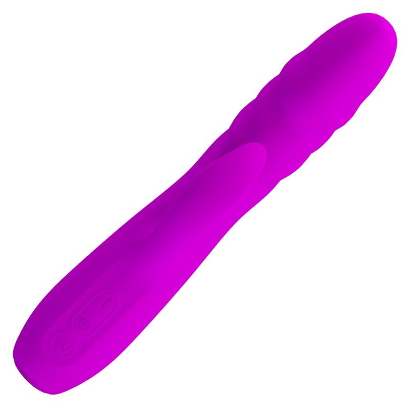 PRETTY LOVE - VIBRADOR CONEJO RECARGABLE MELANIE PURPLE