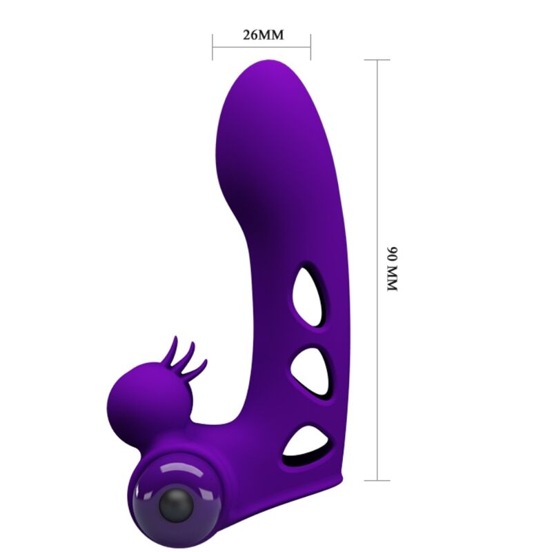 PRETTY LOVE - PURPLE ORLANDO FINGER VIBRATOR COVER