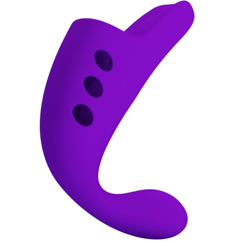 VIBRADOR DE DEDO RECARGABLE GORGON PÚRPURA
