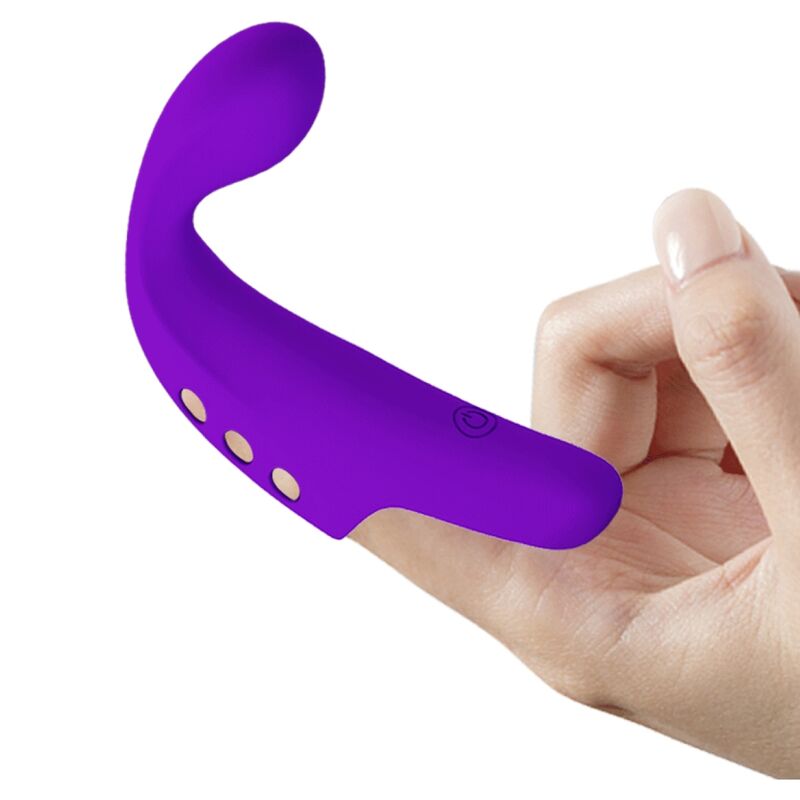 VIBRADOR DE DEDO RECARGABLE GORGON PÚRPURA