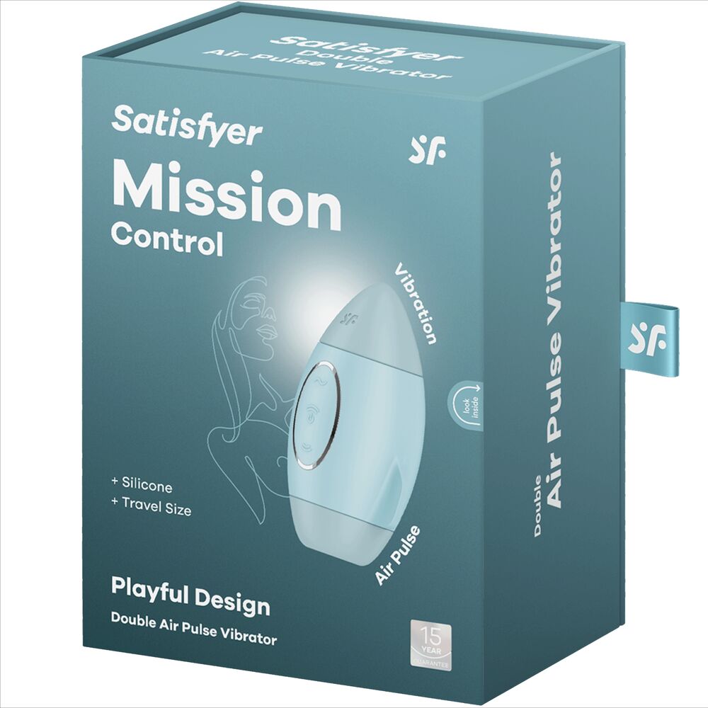 SATISFYER - SMALL PURPLE MISSION CONTROL DUAL THRUST VIBRATOR