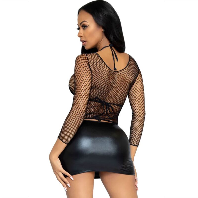 LEG AVENUE - CAMISETA MANGA LARGA NEGRA