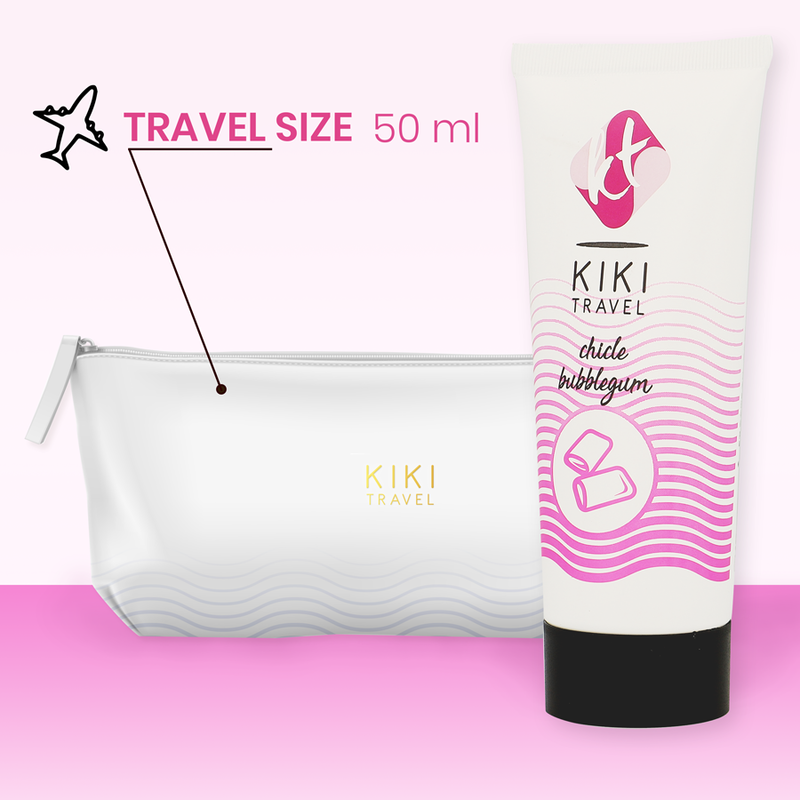 KIKÍ TRAVEL - LUBRICANTE CHICLE FRESA 50 ML