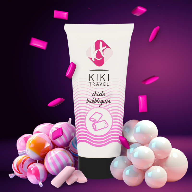 KIKÍ TRAVEL - LUBRICANTE CHICLE FRESA 50 ML