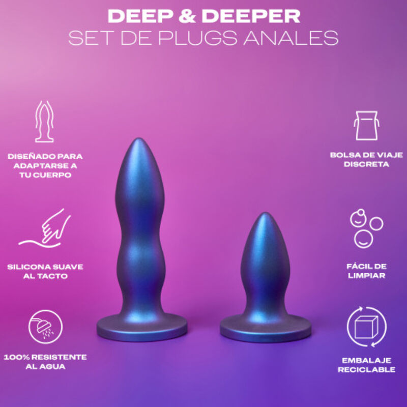 DUREX - JUGUETE CON PLUG ANAL DEEP &amp; DEEPER