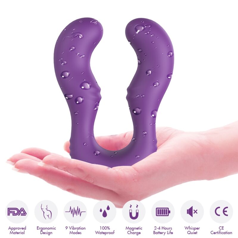 ARMONY - SERAPH VIBRADOR CONTROL REMOTO DUAL MORADO