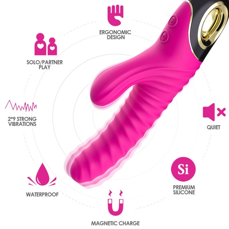 ARMONY - VIBRADOR SILICONA ETERNITY FUCSIA