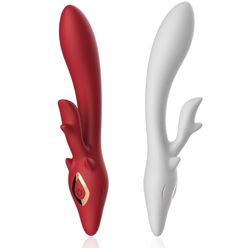 ARMONY - VIBRADOR CONEJO CURVO ROJO ELK