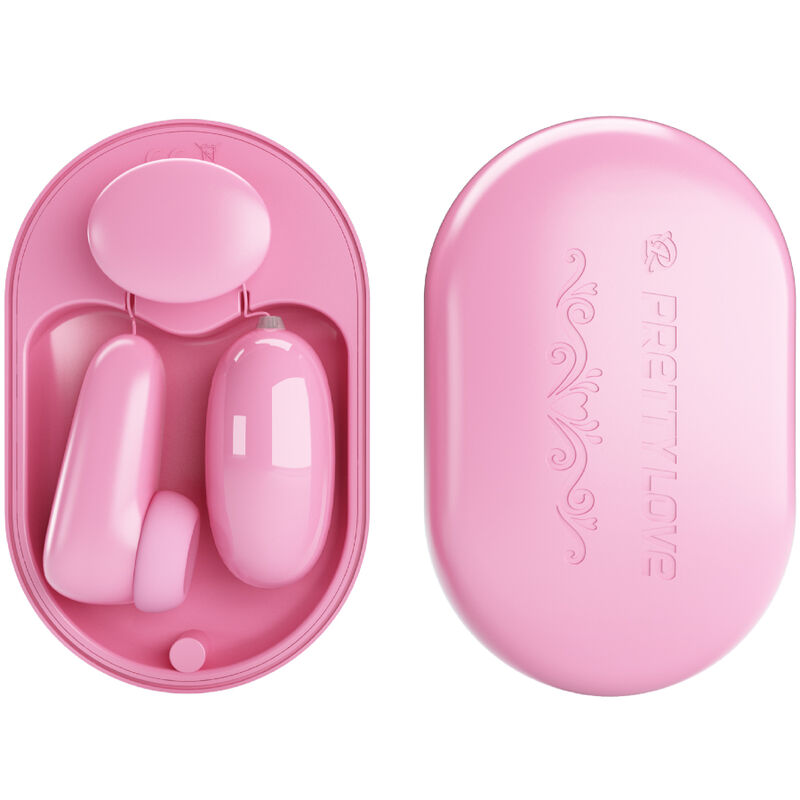 PRETTY LOVE - BALA VIBRADORA MAGIC BOX Y ESTIMULADOR ROSA