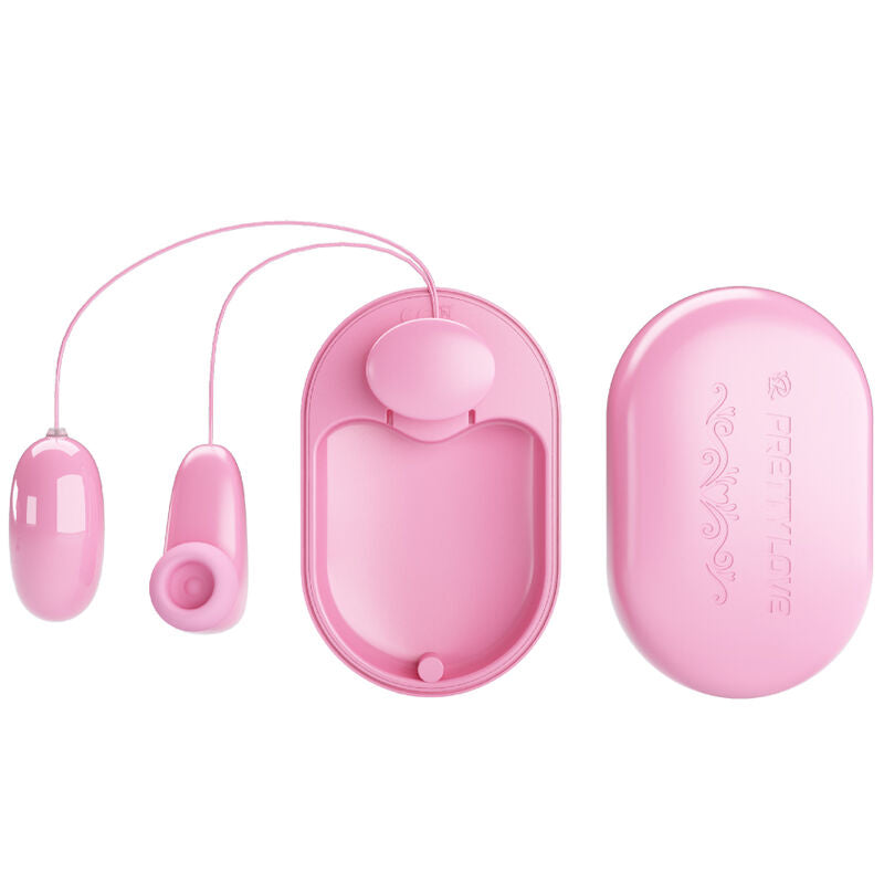PRETTY LOVE - BALA VIBRADORA MAGIC BOX Y ESTIMULADOR ROSA