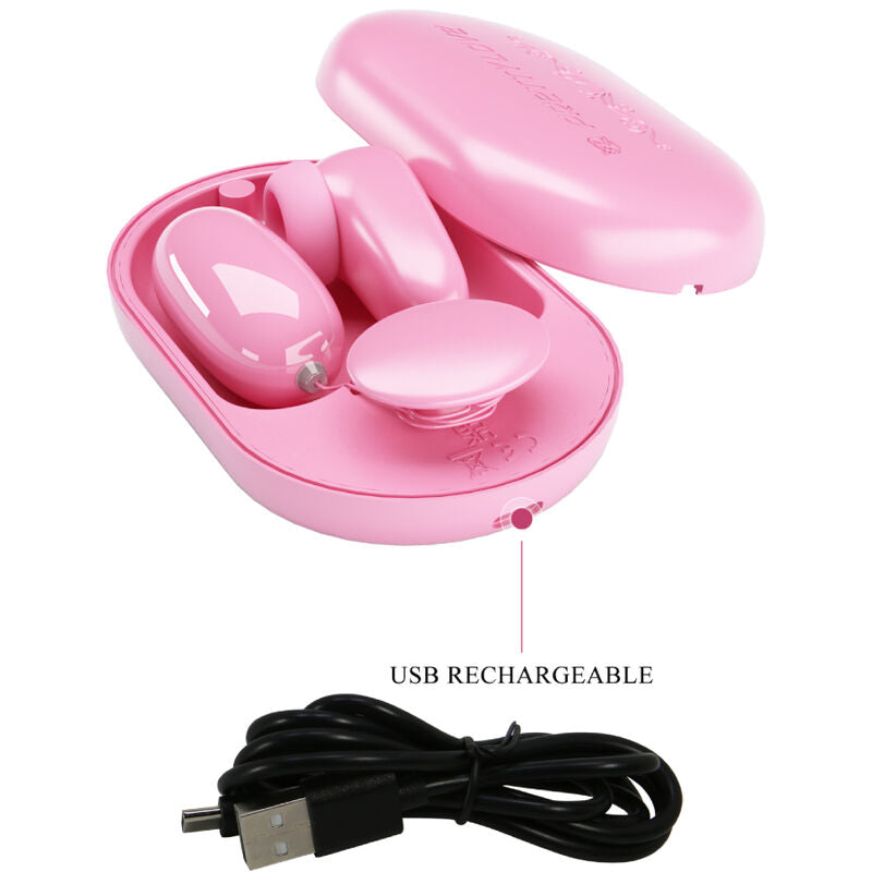 PRETTY LOVE - BALA VIBRADORA MAGIC BOX Y ESTIMULADOR ROSA