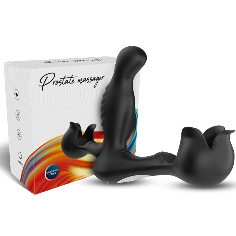 ARMONY - VIBRADOR ANAL SURROUND Y ESTIMULADOR DE TESTÍCULOS CONTROL REMOTO NEGRO