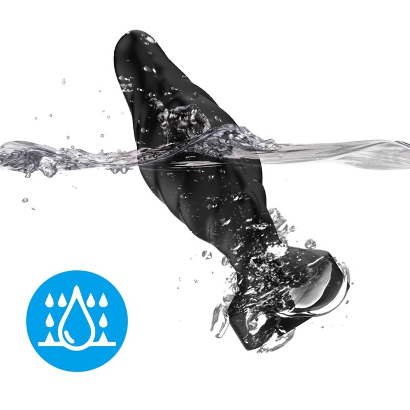 ARMONY - VIBRADOR CONTROL REMOTO Y PLUG ANAL NEGRO