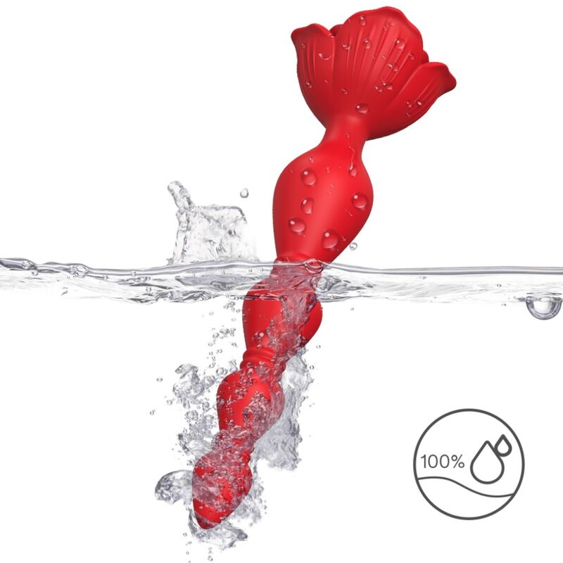 ARMONY - VIBRADOR ROSA PAGODE Y PLUG ANAL ROJO