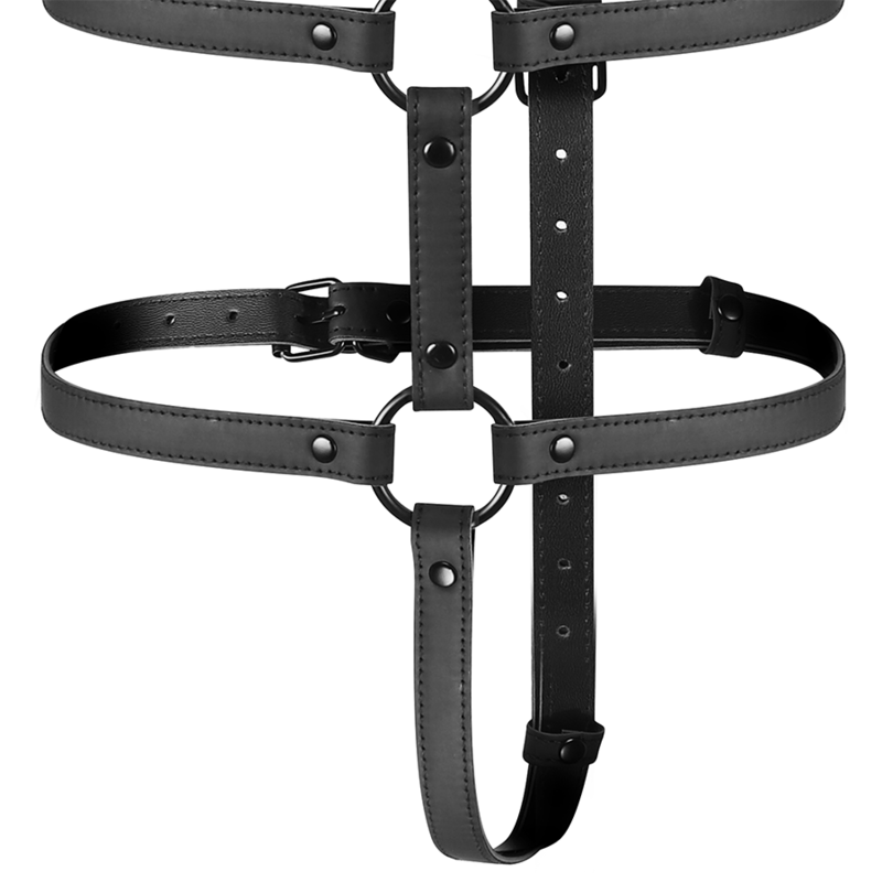BONDAGE SUMISO FETICHE - ARNÉS AJUSTABLE PARA TORSO Y BRAZOS