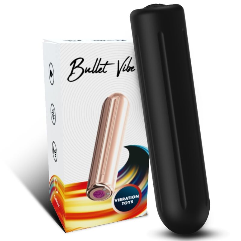 BULLET VIBRATOR WARHEAD BLACK 2 CM x 8.8 CM