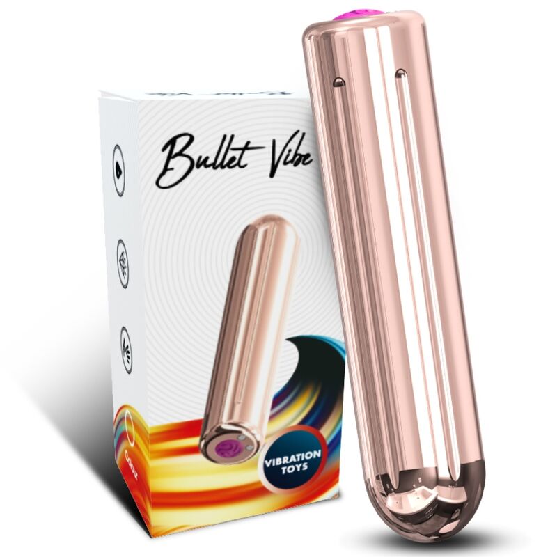 BALA VIBRADORA DE CONTROL REMOTO WARHEAD GOLD DE 2 CM X 8,8 CM