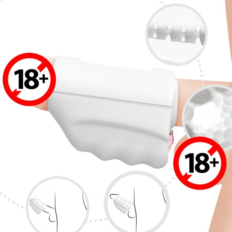 ARMONY - MASTURBADOR MAESTRO Y VIBRADOR BLANCO