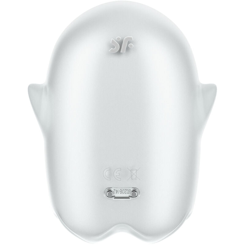 SATISFYER - VIBRADOR AMARILLO Y PULSADOR DE AIRE FANTASMA BRILLANTE